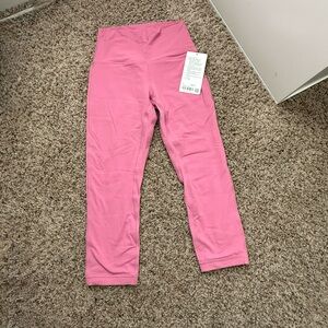 Lululemon Align Crop Pink Leggings